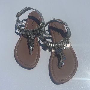Rampage Colette Rare Find! Boho Bling Sandal Like New! Sz 3